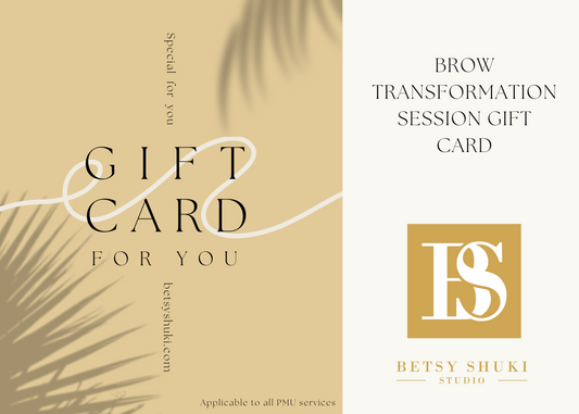 Brow Transformation Session Gift Card